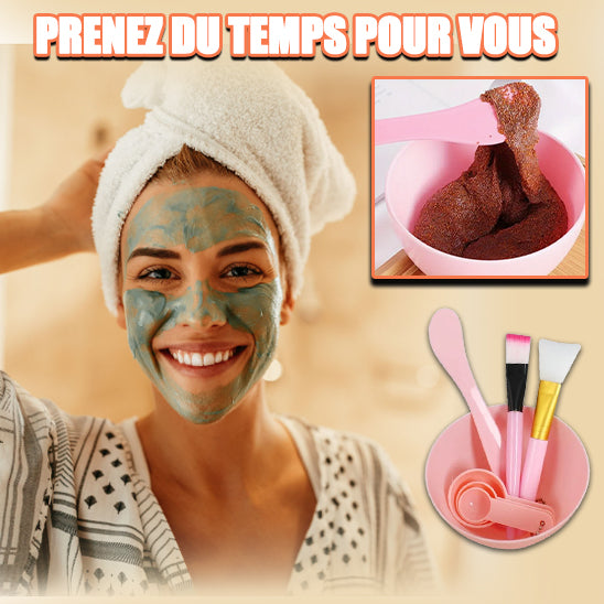 Ensemble de Brosses à Masque pour le Visage™